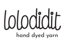 Lolodidit Hand Dyed Yarn Logo (Black, Clear)